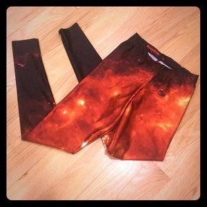 Authentic Black Milk Lava Leggings S Museum
